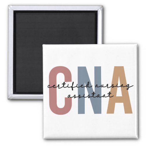 CNA Retro Certified Nursing Assistant Gifts Magnet