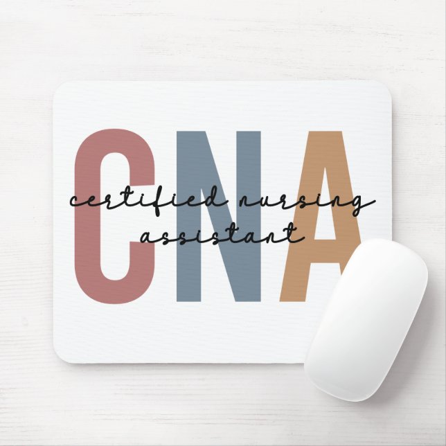 CNA Retro Certified Nursing Assistant Gifts Mouse Pad (With Mouse)
