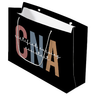 CNA Retro Certified Nursing Assistant Large Gift Bag