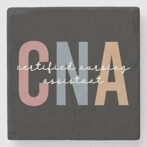 CNA Retro Certified Nursing Assistant Stone Coaster