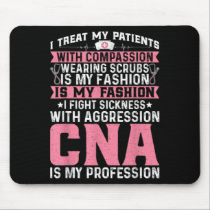 Cna Shirts Gifts For Men Women Co. Cna Certified N Mouse Pad