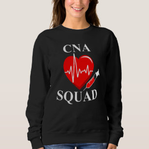 Cna Squad Cute Certfied Nursing Assitant Idea Sweatshirt