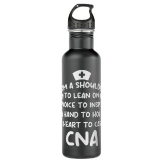 CNA Support Certified Nursing Assistant Medical Nu Stainless Steel Water Bottle