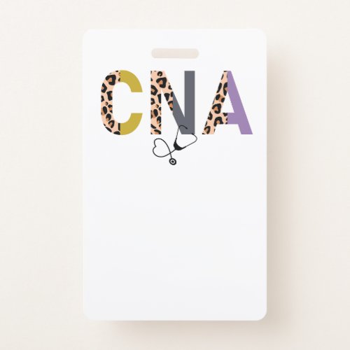 CNA work badge 