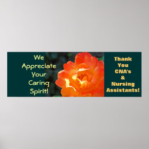 CNA's art posters Rose Certified Nursing Assistant