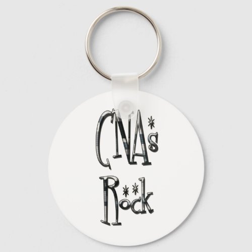 CNAs Rock Keychain