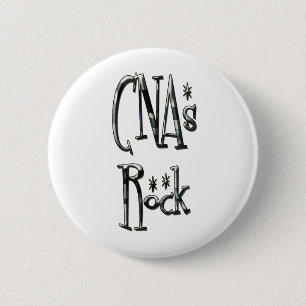 CNAs Rock Pinback Button