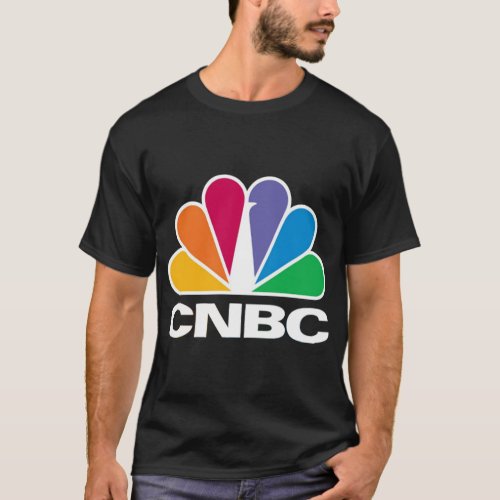 CNBC Logo _ White Essential T_Shirt
