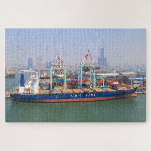 CNC Line container ship Jigsaw Puzzle