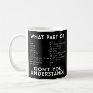 CNC Machinist What Part Of Don't You Understand? Coffee Mug