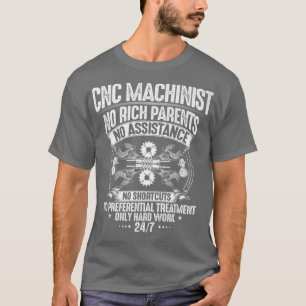 CNC Operator Hard Work CNC Machinist Premium T-Shirt