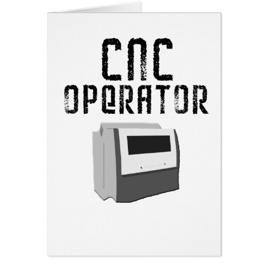 CNC Operator Machinist Cards (Front)