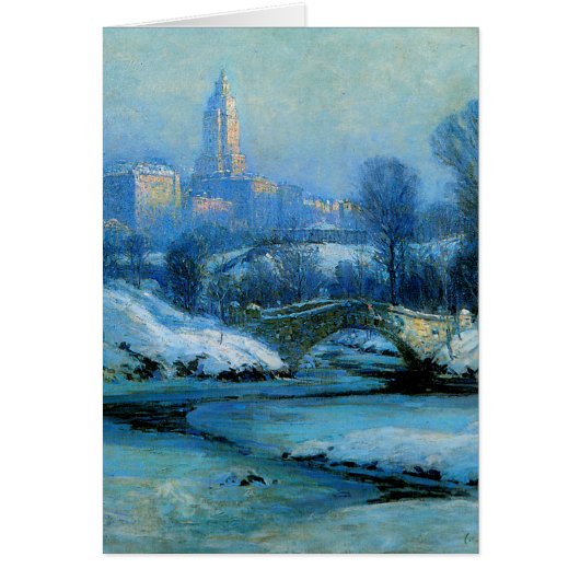 Cnetral Park in WInter Cards (Front)