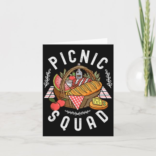 Cnic Squad Funny Family Reunion Friends Cnicking Q Card (Front)