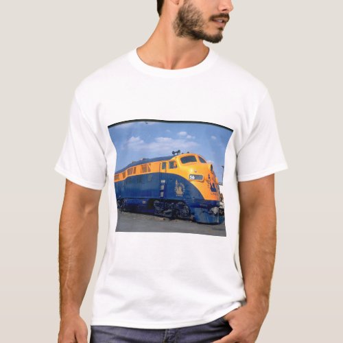 CNJ EMD F_3A 56 trainsky_Trains T_Shirt