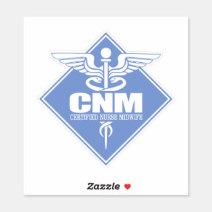 CNM (Certified Nurse Midwife) diamond Sticker