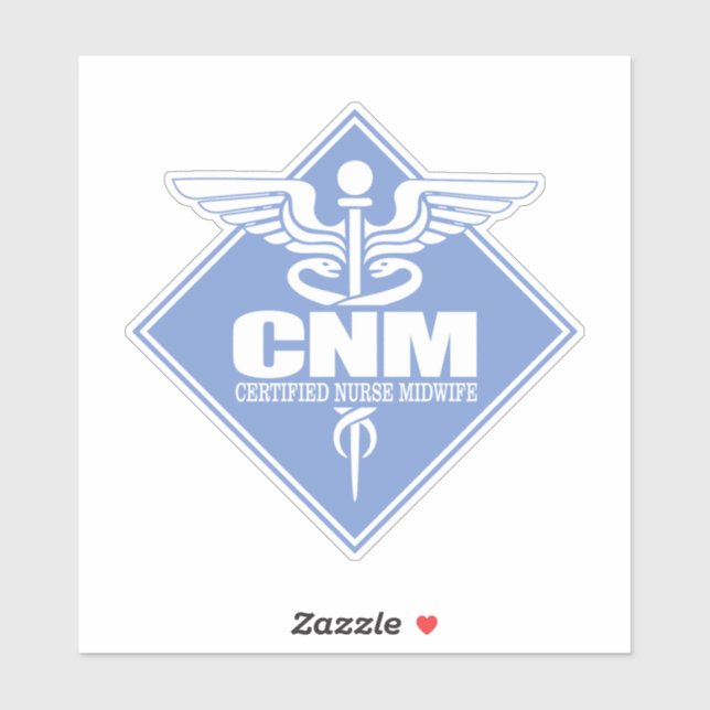 CNM (Certified Nurse Midwife) diamond Sticker (Sheet)