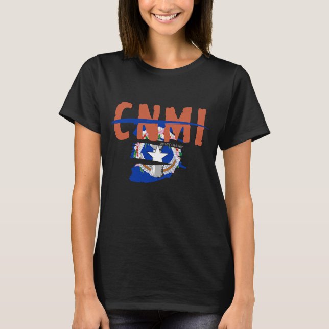 CNMI Saipan Tinian Rota  T-Shirt (Front)