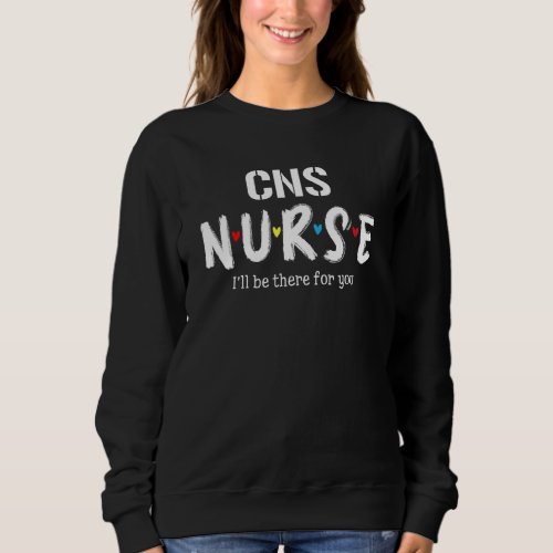 Cns Nurse Plaid Red Love Heart Stethoscope Rn Nurs Sweatshirt