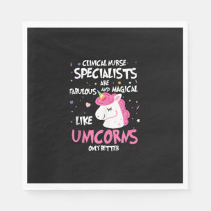 CNS Unicorn Clinical Nurse Specialists Tank Top Napkins