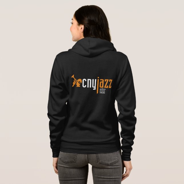 CNY Jazz Zip Front Hoodie (Back Full)