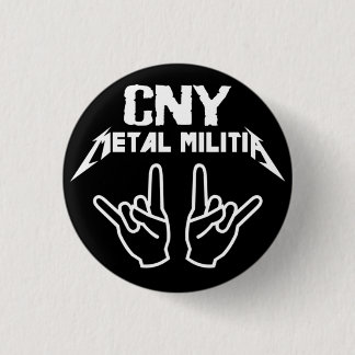 CNY Metal Militia Button