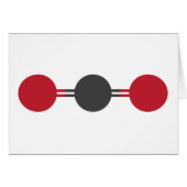 CO2 Molecular Structure (Front Horizontal)
