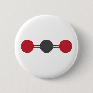 CO2 Molecular Structure Button