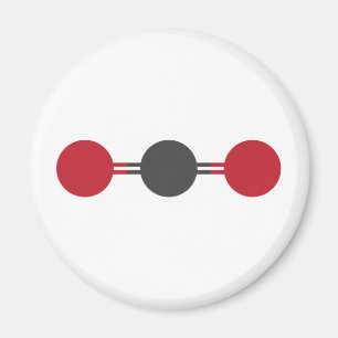 CO2 Molecular Structure Magnet