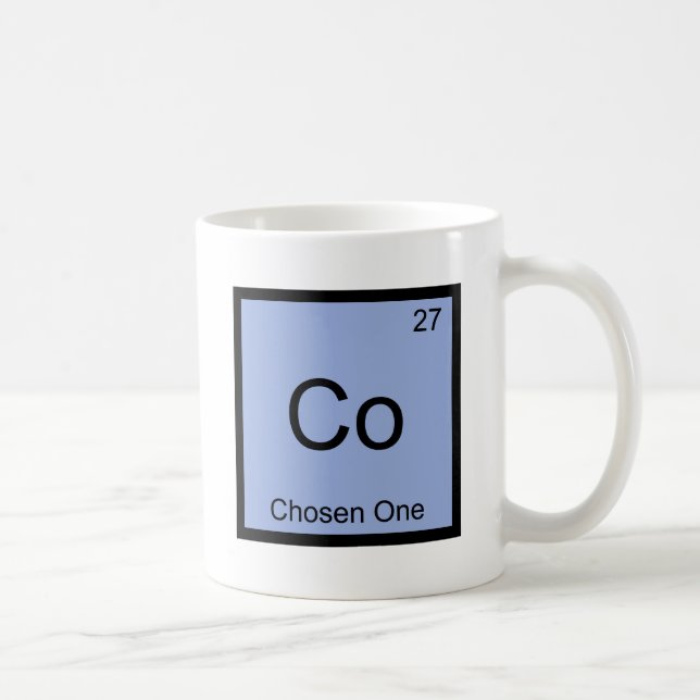 Co - Chosen One Funny Chemistry Element Symbol Tee Coffee Mug (Right)
