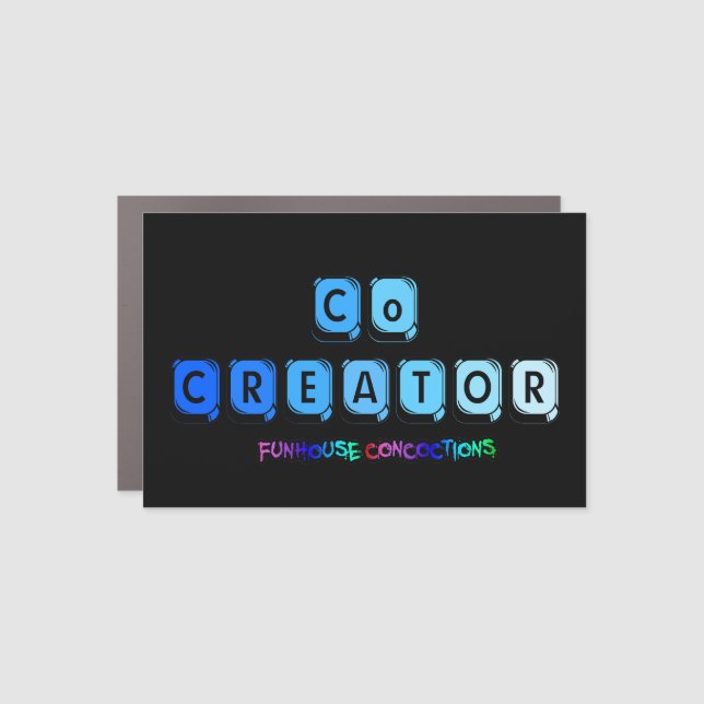 Co CREATOR Car Magnet (Front)