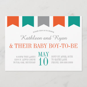 Co-Ed Baby Shower Invitation
