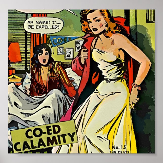 Co Ed Calamity Poster (Front)