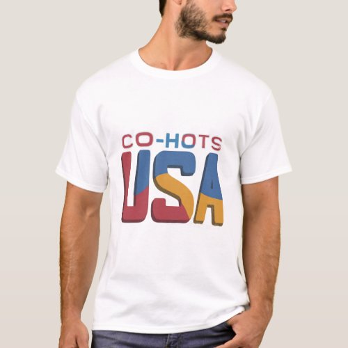Co_hosts USA T2WC 2024 Design mens  T_Shirt