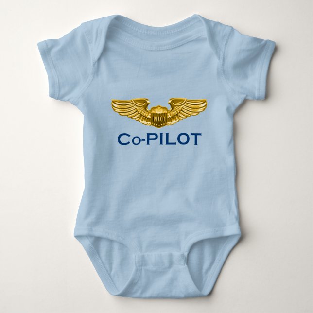 Co-Pilot Baby Bodysuit (Front)