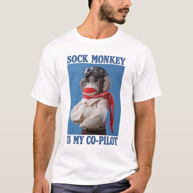 Co-Pilot Monkey T-Shirt (Front)