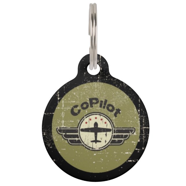 Co-Pilot Pet ID Tag (Front)