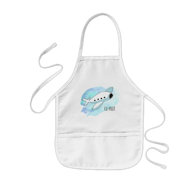 Co-Pilot with Plane Kids' Apron (Front)