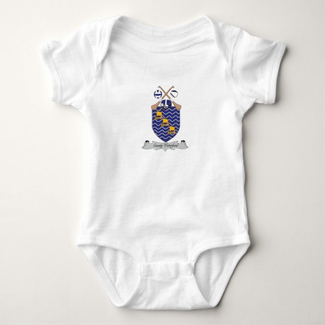 Co. Waterford Know Your County, Know Your Team Baby Bodysuit (Front)