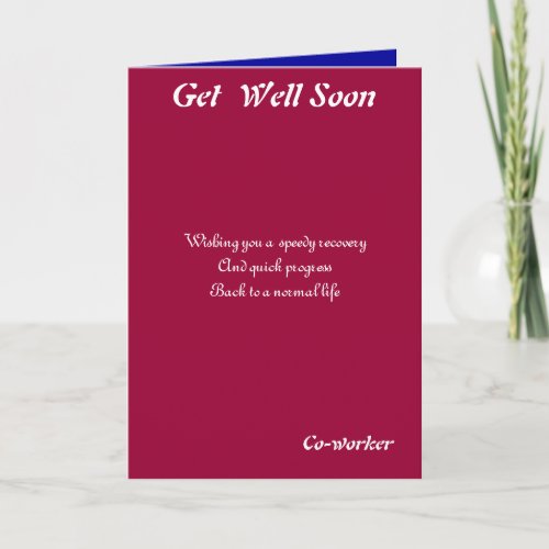 Co_worker get well soon cards