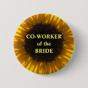 Co Worker Of The Bride Button