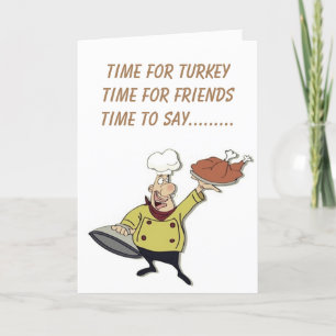 **CO-WORKER** TIME TO SAY "HAPPY THANKSGIVING" HOLIDAY CARD
