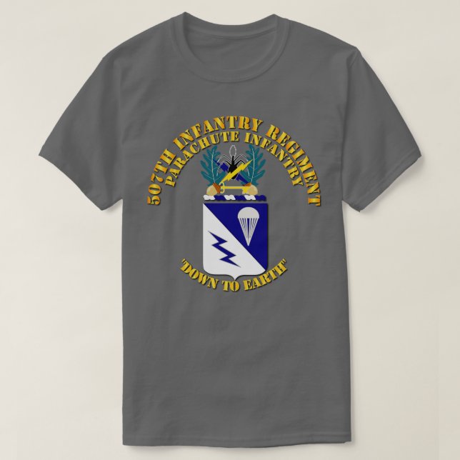 COA 507th Infantry Regiment T-Shirt (Design Front)