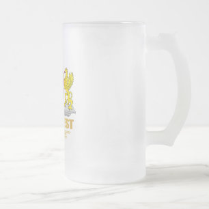 COA Budapest Frosted Glass Beer Mug