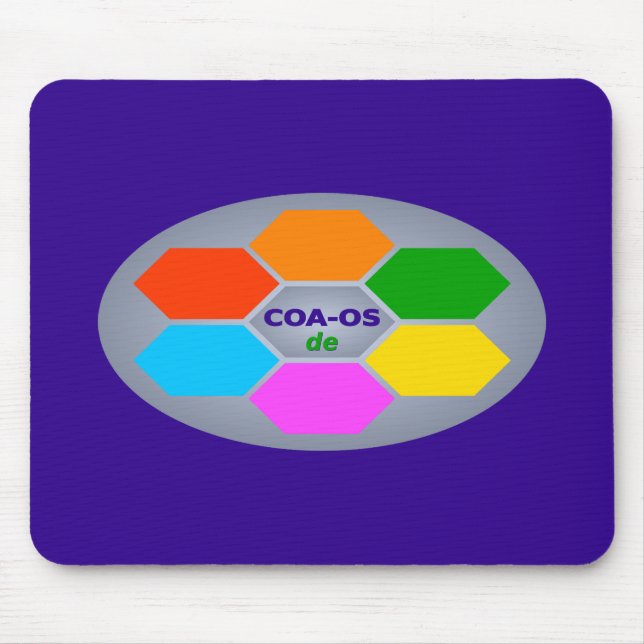 COA-OSde desktop ergonomic Mousepad (Front)