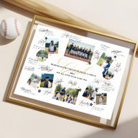 Coach Appreciation Photo Collage Team Signature