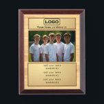 Coach Awards & Trophies Custom Text & Team Photo<br><div class="desc">The Coach Awards with Custom Text & Team Photo is a unique and personalized way to recognize and reward coaches for their hard work and dedication. The award features a customizable plaque with a special message or text, along with a team photo, making it a thoughtful and meaningful gesture. The...</div>