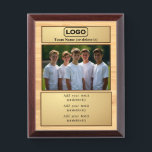 Coach Awards & Trophies Custom Text & Team Photo<br><div class="desc">The Coach Awards with Custom Text & Team Photo is a unique and personalized way to recognize and reward coaches for their hard work and dedication. The award features a customizable plaque with a special message or text, along with a team photo, making it a thoughtful and meaningful gesture. The...</div>