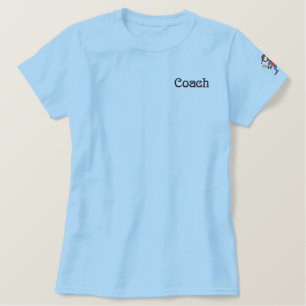 Coach Baseball  Embroidered ladies Shirt