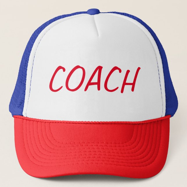 Coach Baseball Hat (Front)